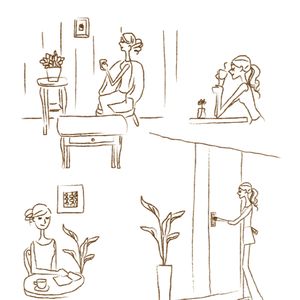 LIXIL様 / インテリアイラスト